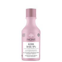 Inoar Álcool em Gel 70% Pink - Antisséptico 60ml