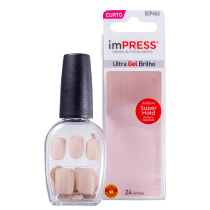 Unhas Postiças Kiss New York Impress Curta Cuttie Pie