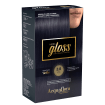 Acquaflora Hidra Gloss 2.8 Preto Azulado - Coloração Permanente 177g