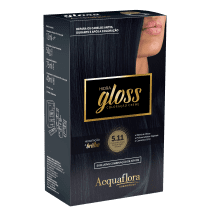 Acquaflora Hidra Gloss 5.11 Castanho Claro Acinzentado Intenso - Coloração Permanente 177g