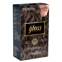 Acquaflora Hidra Gloss 7.11 Louro Natural Acinzentado - Coloração Permanente 177g