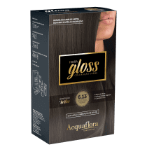 Acquaflora Hidra Gloss 6.13 Louro Escuro Acinzentado Dourado - Coloração Permanente 177g