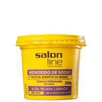 Salon Line Hidróxido de Sódio Óleo Semente de Manga Super - Creme Alisante 250g