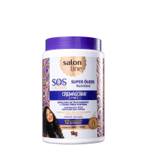Salon Line S.O.S Cachos Super Óleos Cremáscara 2 em 1 - Creme Multifuncional 1000g