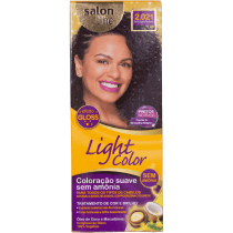Kit Salon Line Light Color 2.021 Preto Violeta Profundo - Tonalizante