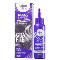 Kit Salon Line Color Express Grafite Cinza Escuro - Tonalizante
