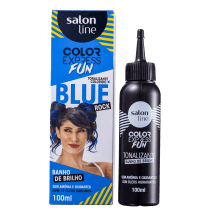 Kit Salon Line Color Express Fun Blue Rock - Tonalizante