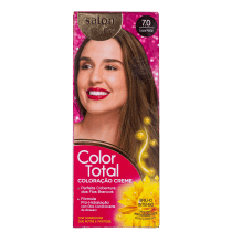 Kit Salon Line Color Total 7.0 Louro Médio - Coloração Permanente