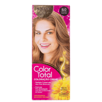 Kit Salon Line Color Total 8.0 Louro Claro - Coloração Permanente