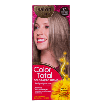 Kit Salon Line Color Total 7.1 Louro Médio Acinzentado - Coloração Permanente