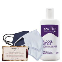 Kit Sanity Dupla Máscara (3 Produtos)