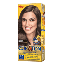 Niely Cosméticos Cor & Ton 5.0 Castanho Claro - Coloração Permanente