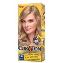 Coloração Permanente Niely Cosméticos Cor & Ton 9.01 Louro Cinza Extra Claro
