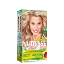 Coloração Garnier Nutrisse Creme 81 Louro Paixão Nacional
