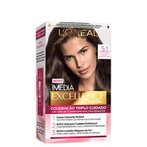 Imedia Excellence Creme 5.1 Castanho Claro Acinzentado - Coloração
