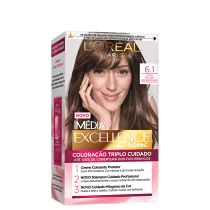 Imedia Excellence Creme 6.1 Louro Escuro Acinzentado - Coloração