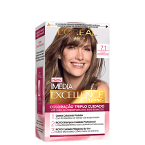Imedia Excellence Creme 7.1 Louro Acinzentado - Coloração