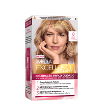 Imedia Excellence Creme 8.0 Louro Claro - Coloração