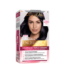 Tintura Imédia Excellence L'Oréal Fashion Paris 1.101 Preto Alta Costura