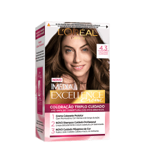 Imedia Excellence Creme 4.3 Castanho Iluminado - Coloração