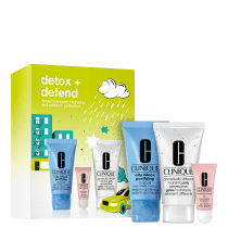 Kit Clinique Detox + Defend (3 Produtos)