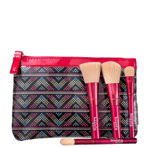 Kit Beautybox Mini Pincéis Tribal Trend Afrik (5 Produtos)