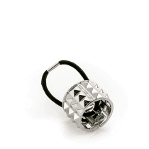 Beautybox Ring Spikes Prata - Elástico de Cabelo