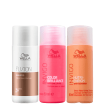 Kit Wella Professionals Triple Wash Mini (3 Produtos)