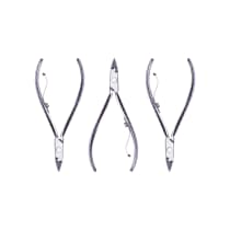 Imagem do produto Kit Alicate de Cutícula Mundial Inox Cabo Curto (3 unidades)