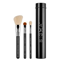 Kit de Pincéis Sigma Beauty Essential Trio Brush Set Black