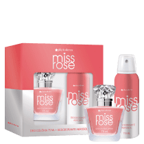Conjunto Miss Rose Phytoderm - Eau de Cologne 75ml + Desodorante 110ml