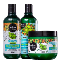 Kit Salon Line Maria Natureza Óleos Milenares Trio (3 Produtos)