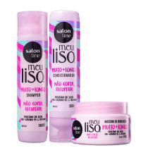 Kit Salon Line Meu Liso Muito+Longo Trio (3 Produtos)