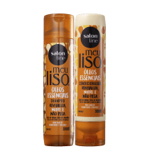 Kit Salon Line Meu Liso Óleos Essenciais Duo (2 Produtos)