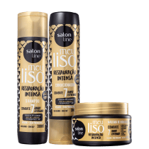Kit Salon Line Meu Liso Restauração Intensa Trio (3 Produtos)
