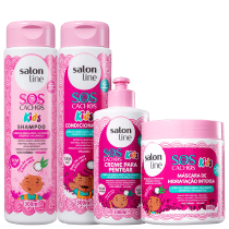Kit Salon Line S.O.S Cachos Kids Full (4 Produtos)
