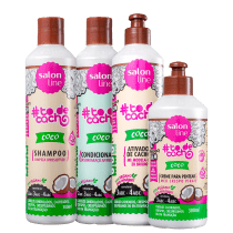 Kit Salon Line #Todecacho Coco Full (4 Produtos)