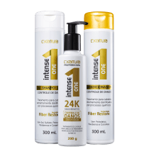 Kit C.Kamura Intense One 24K Controle de Danos Trio (3 Produtos)