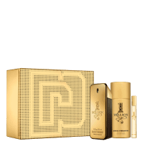 Conjunto 1 Million Paco Rabanne Masculino - Eau de Toilette 100ml + Desodorante 150ml + Travel Size 10ml