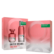 Conjunto United Dreams Together for Her Benetton - Eau de Toilette 80ml + Desodorante 150ml