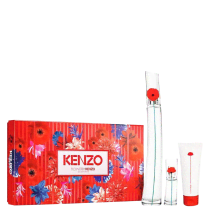 Conjunto Flower by Kenzo Feminino - Eau de Parfum 100ml + Travel Size 15ml + Loção Corporal 75ml