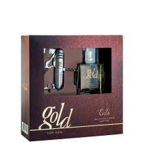 Conjunto Gold Ciclo Cosméticos Masculino - Deo Colônia 50ml + Canivete