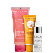 Kit Bioderma Sensibio Pigmentbio Photoderm Max Claro (3 Produtos)