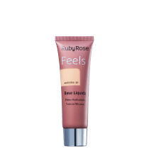 Ruby Rose Feels Amêndoa 030 - Base Líquida 29ml