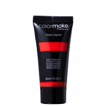 Colormake Profissional Clown Vermelho - Tinta Líquida 30ml