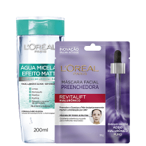 Kit L'Oréal Paris Efeito Matte & Revitalift (2 Produtos)