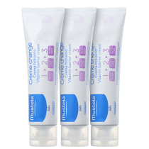 Kit Mustela Bébé Creme Vitaminado Preventivo 123 - Creme para Assaduras 3x100ml