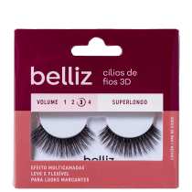Belliz 3D Volume 3 Superlongo 208 - Cílios Postiços