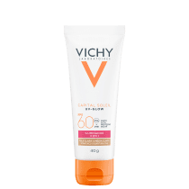 Protetor Solar com Cor Vichy Capital Soleil Radiance UV-Glow FPS 60 Pele Clara a Média Clara 40g
