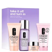 Kit Clinique Take it Off And Turn In (4 Produtos)